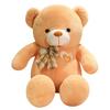 Lattice Bowknot Teddy Bear Plush Toy Animal Stuffed Doll Decoration Kids Gift