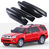 Roof Rac 4P Roof Rack Rail End Cover Shell Cap for 2003-2009 Toyota 4Runner SW4 N210 Black Roof Rail Bar Cover Shell Protectionk
