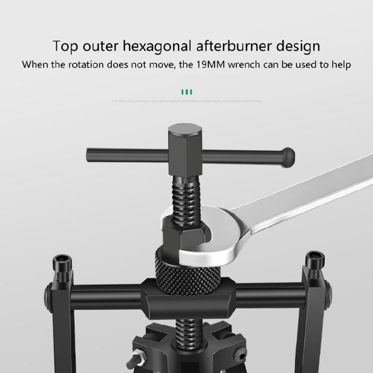 Car Bearing Removal Tool Bushing Gear Puller Bearing Puller Tool Car Repair Disassembly Tool 3 Jaw Pilot Bearing Puller