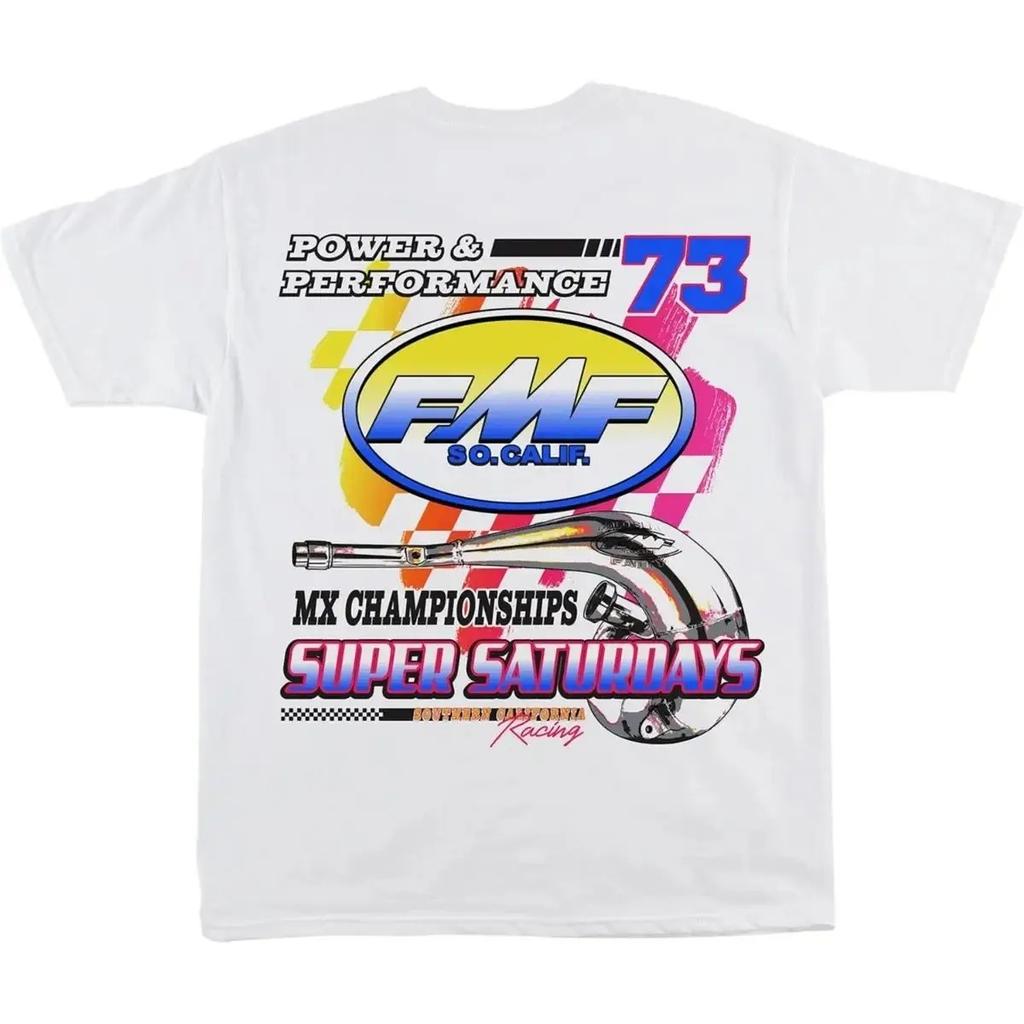 Hot Sale Racing Exhaust Ama Motocross Graphic Print T-shirt Men Women O-Neck Streetwear Harajuku Fashion Motorcycle Sweat Absorptive Summer New Tee