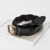 New Fashion European and American Women's Braided Belt Without Punching Niche Versatile Matching Skirt High-end Decorative Belt for Women