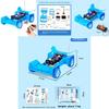 Self Made Wireless Remote Control Racing Car Model Assembly Set Kid Puzzle Toy For Children Educational Physics Kit