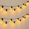 Retro LED Fairy Light String 8 Lighting Modes LED Hanging Light Garland Light  Garden
