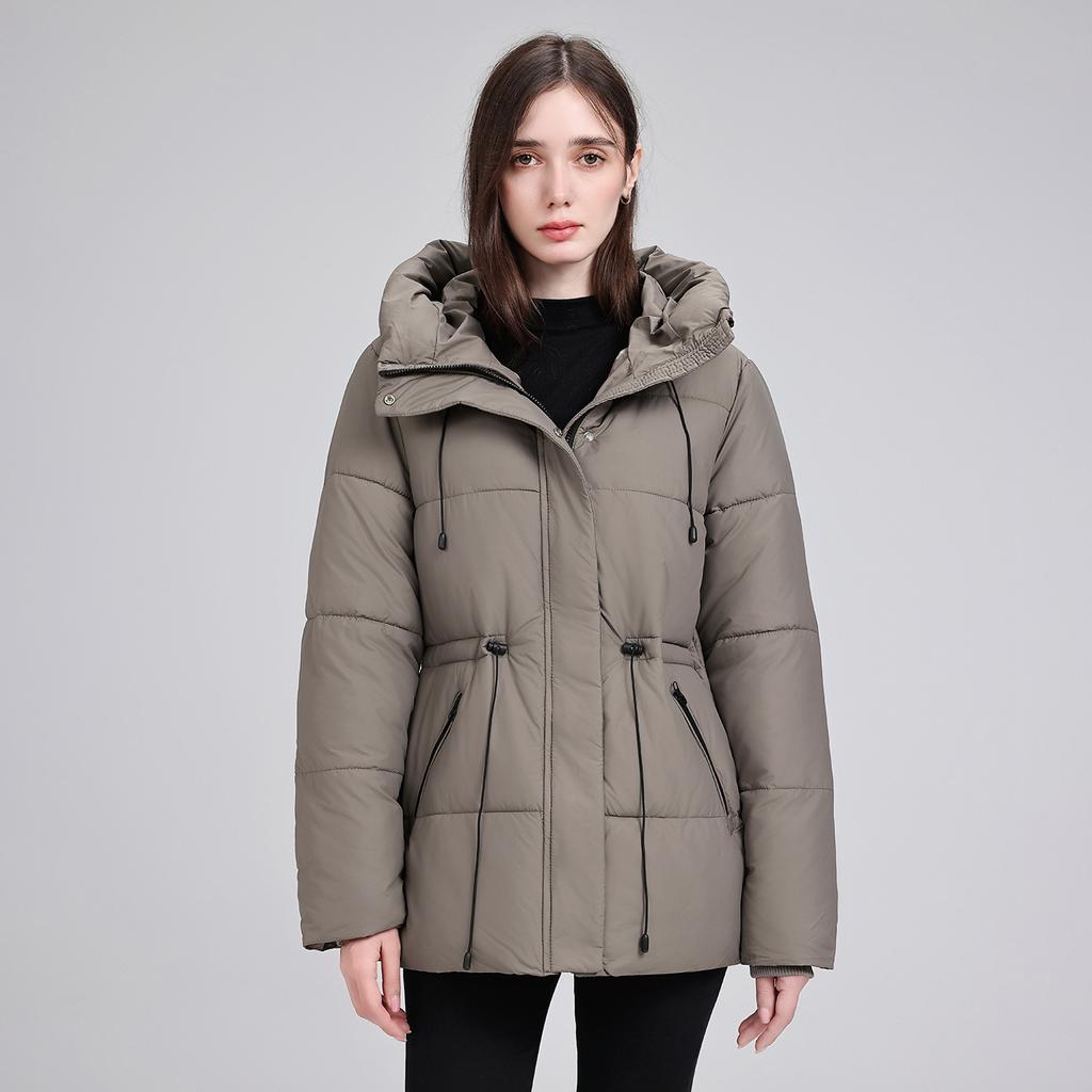 Winter new hooded cotton-padded clothes versatile fashion loose foreign style cotton-padded jacket simple women's coat