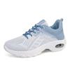 Large size new fashion casual shoes air cushion flying woven women's shoes sports shoes breathable mesh shoes heightening rocking shoes