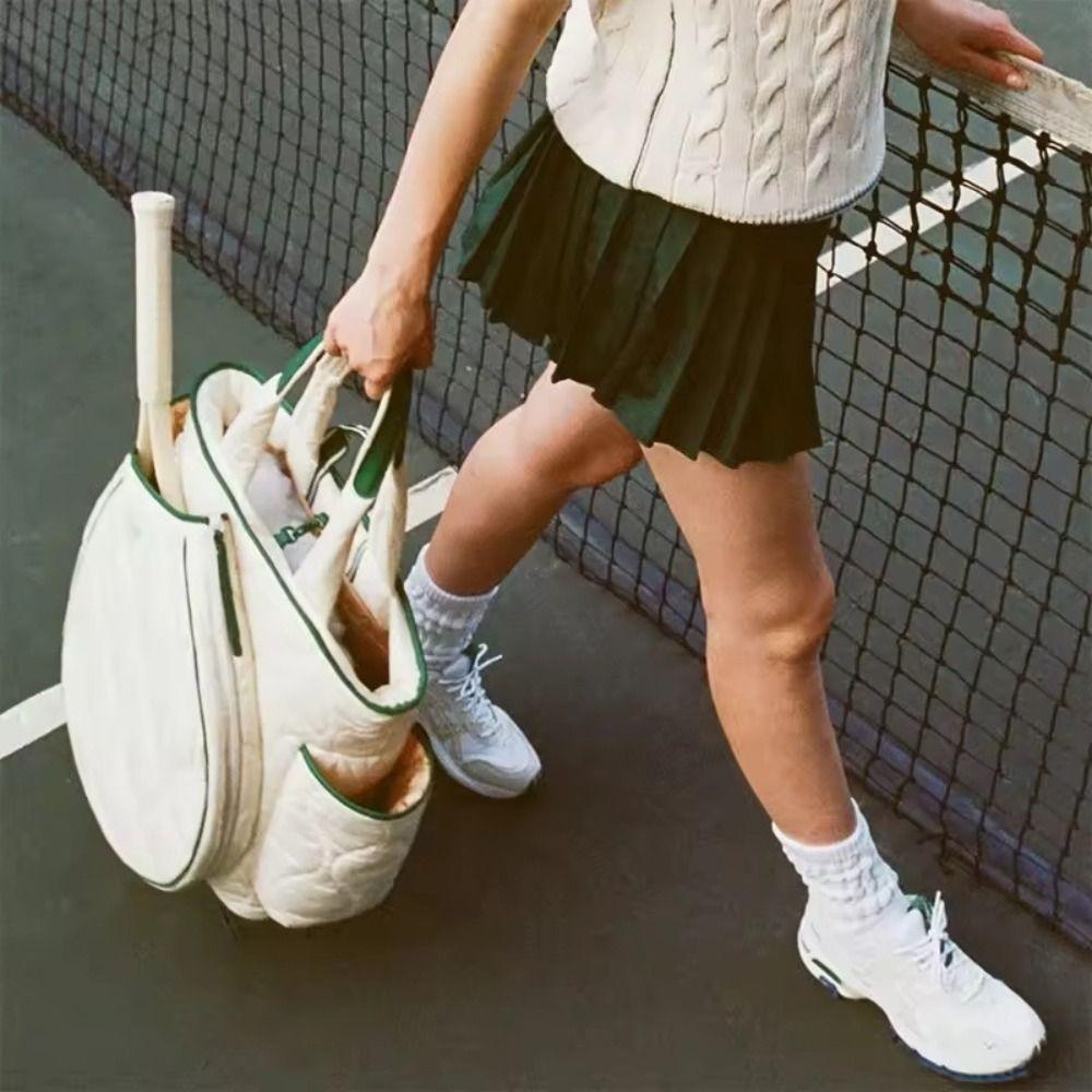 Extra-Large Tennis Tote Bag Waterproof Sports Bag Stylish Tennis Racket Backpack  Gym