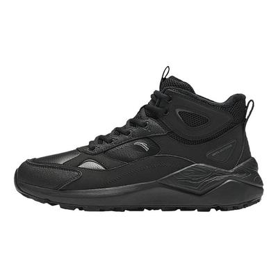 Comfortable Plush Non-Slip Warm High-Top Casual Shoes Women Sneaker Black 922448910-1