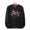 320g Heavyweight American-Style Terry Cotton Pullover Sweatshirt for Men, Spring and Autumn, Vintage Print, Long-Sleeve Casual Top
