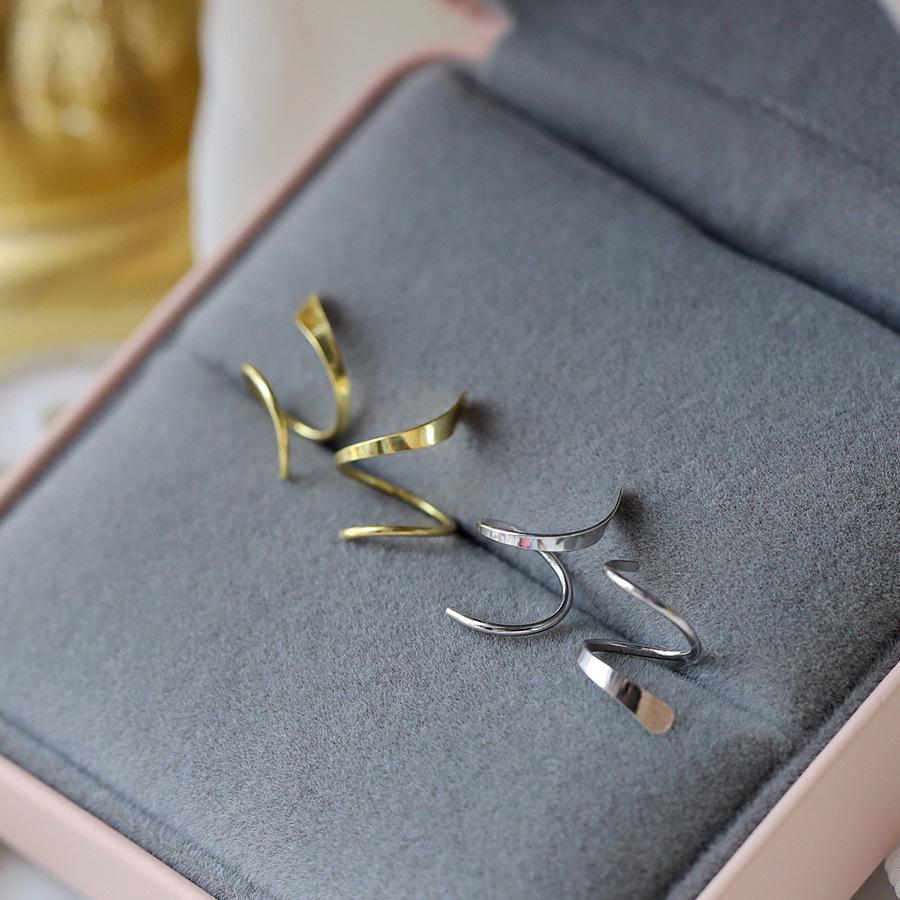 

Elegant Gold-Plated S925 Sterling Silver Hoop Earrings Platinum Earrings