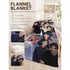 Rm Kim Namjoon Kpop Collage Print Flannel Blanket Soft Warm Throw Blanket For Living Room Bedroom Recliner Home Decor Holiday Gift