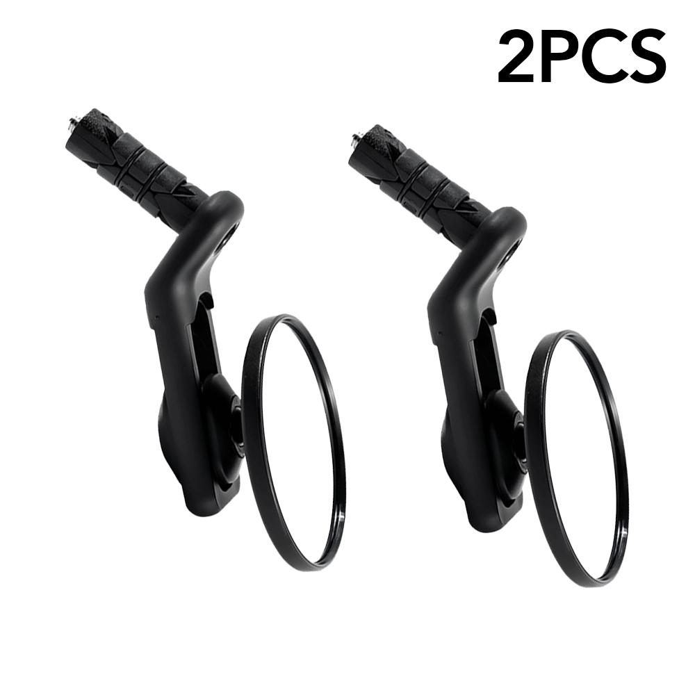 Bicycle Rearview Mirror 360 Degree Rotatable Adjustable Bike Handlebar End Mirror for Cycling Mountain Road Bike Accessories