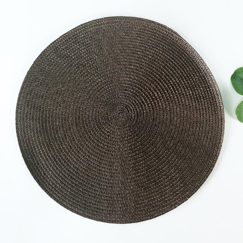 Hand-Woven Multi-Color Placemat: Insulated, Disposable, Decorative Coaster Mat