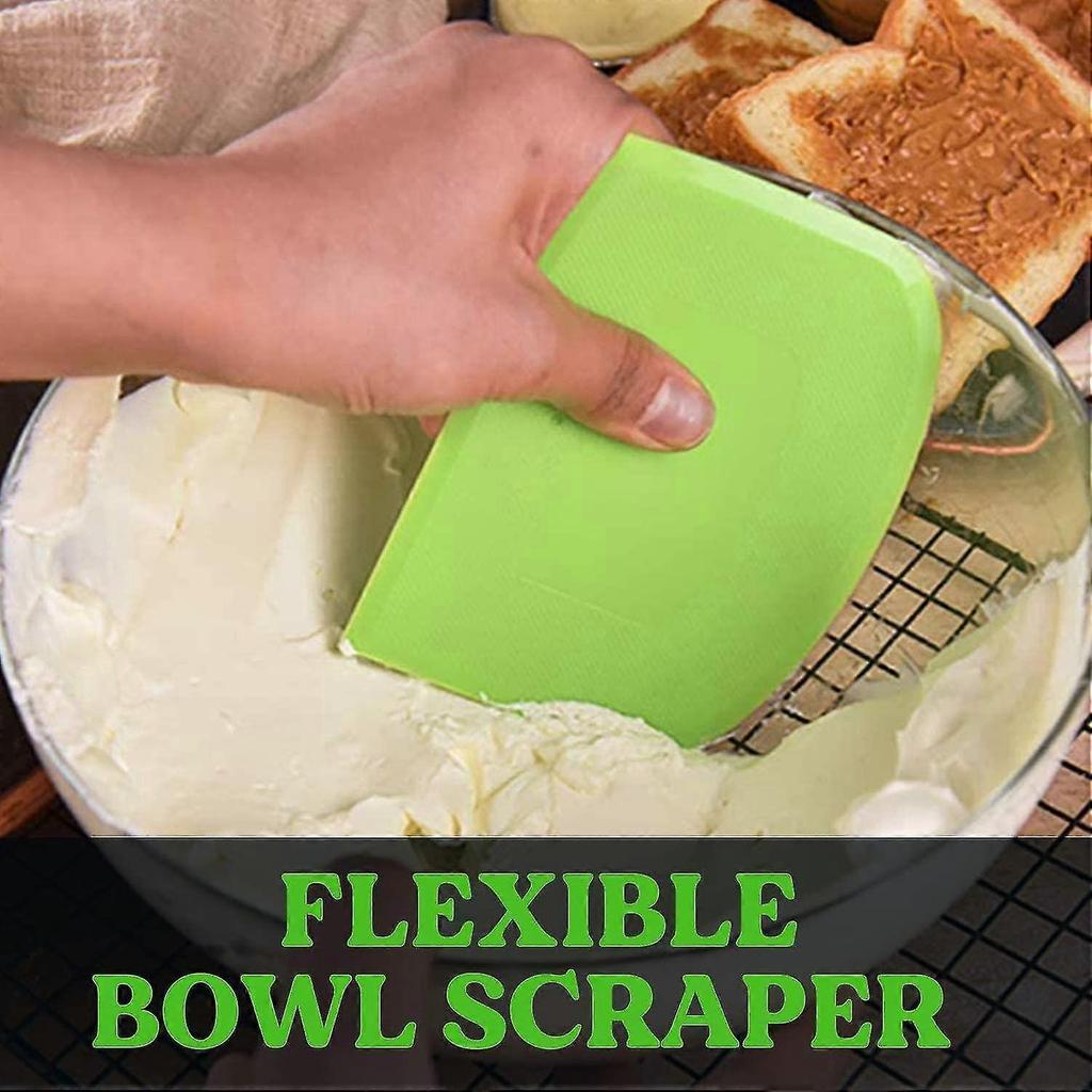 Dough Scraper Dough Card Dough Knife Dough Scraper Dough Scraper Card 3 Pieces Dough Scraper Card Do