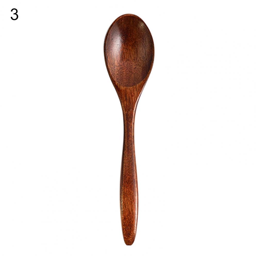 Stirring Spoon Wood Soup Spoons Eating Mixing Stirring Cooking Long Handle Spoon Japanese Coffee Mixing Spoon Kitchen Utensils