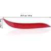 Keenso Rear Bumper Reflector, 1 Pair Left & Right Rear Bumper Reflector for 5 Series E60 2003-2007 63146915039 63146915040