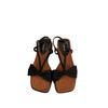 Französische elegante Schleife Plateau Zehensandalen Damen 2025 Sommer neue Modelle mit Röcken Weichsohlige Keile Römische Sandalen