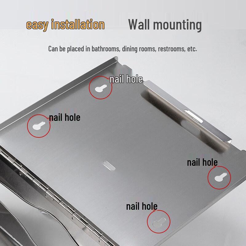 Wall-mounted Hotel Bathroom Tissue Dispenser