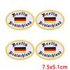 10Pcs USA Independence Day Embroidery Patches, Flag Eagle Bow Iron On Patches for Clothing Backpack Jeans DIY