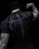 BreatheDivinity Venom Fitness Tricou Sport Unisex cu Uscare Rapidă, Strâmt