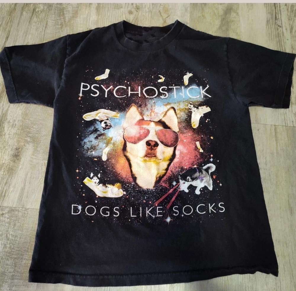 

Нова Футболка Psychostick Band Чорна S-5XL TU611 Унісекс XXL