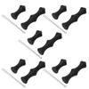 5 Sets Bowstring Tabs Guard Soft Silicone Archery Fingers Protector with Mounting Pin for Outdoor Shooting