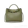 Nieuwe handgeweven tas grote capaciteit tote handtas modetrend veelzijdige enkele schouder messenger casual dames tas