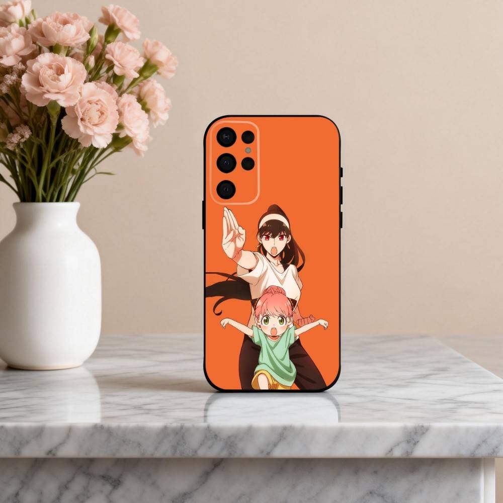 S-Spy X F-Family-Y A-Anime  Phone Case For Samsung S25,S24,S21,S22,S23,S30,Ultra,S20,Plus,Others Soft Black Case