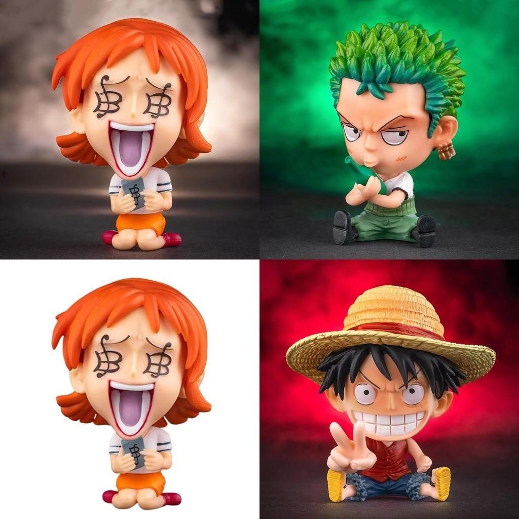 Bunte Sammelfiguren aus One Piece als Geschenk für Kinder
