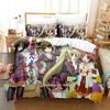 Cozy Breathable Seitokai No Ichizon Cartoon Anime Three Piece Adult Kid Bedroom Duvetcover Sets 3D Kawaii Girls Lit Enfant Quilt