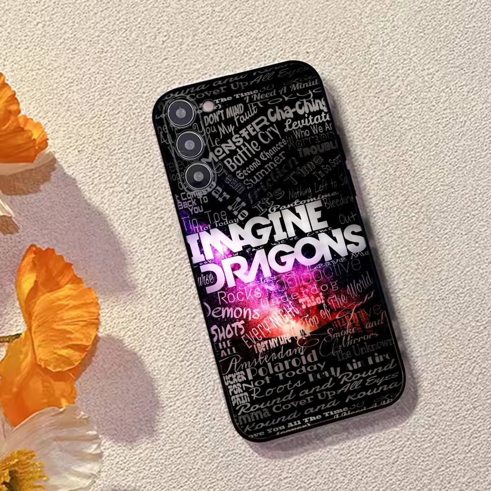 

Band Imagine D-Dragons Phone Case Black Silicone Soft For Samsung Galaxy A73,A72,A71,A70,A53,A52,A51 Samsung a31
