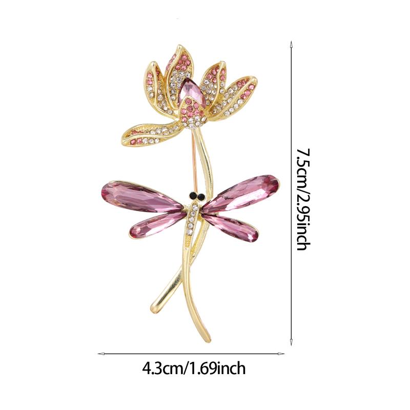 1PCS Vintage Crystal Leaf Style Brooches Crystal Plant Flower Brooches Costumes Badge Brooch Jewelry Women Clothing Coat Jewelry