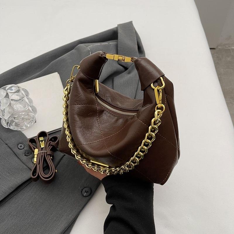 Luxuriöse, elegante Mode-Kettentasche, Crossbody-Tasche mit Rautenmuster, Einzelschulter-Crossbody-Tasche