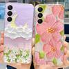For Samsung Galaxy A25 5G 2023 Case Samsung A15 5G A35 A555G Transparent Soft TPU Etui With Fashion Pattern Galaxy A15 4G Cover