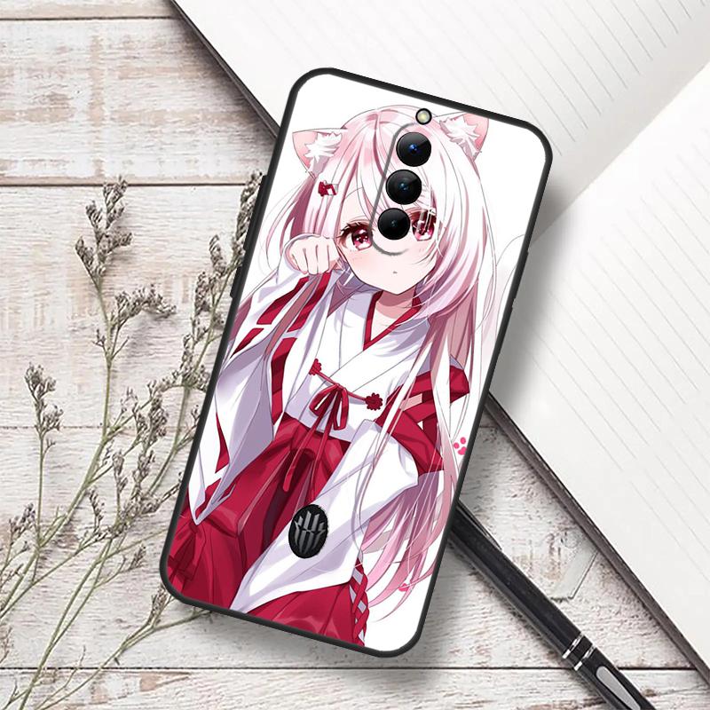 Anime Cat Girl Case For ZTE Nubia Red Magic 10 Air 6S 7S 7 Pro RedMagic 10S 9S 8S 8 9 10 11 Pro Plus Funda