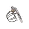 Chaqu Men's Hemisphere Chastity Cage Lock - Outward Wear Adult Device