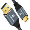 Thzzhnno USB C to USB Gen2 Data Transfer USB Type C Cord for iPhone Pro USB-A Cable, 10Gbps, 8M, 3.1/USB 3.2 Cable, 15/MacBook Pro/iPad