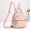 Stylish Macaron Color Block Backpack Versatile Spacious Lightweight Tote Bag For Women