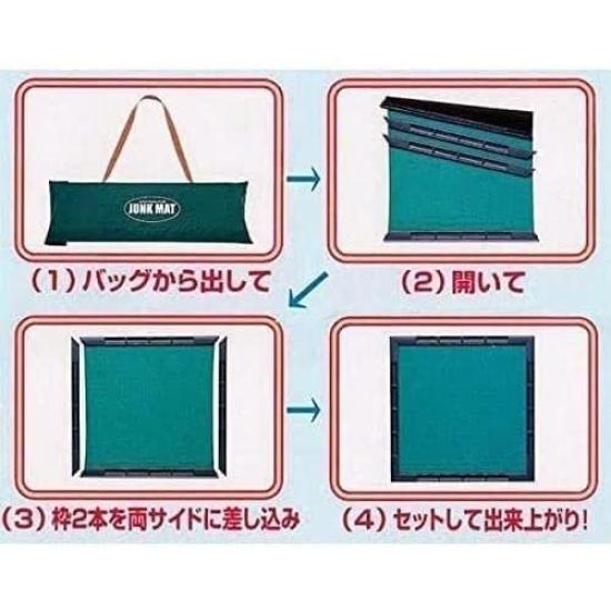 Tiles and Mat Includes Tile and Score Calculation Sheet (Mahjong Set) Strap, Compass,