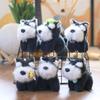 Keychain Dog Schnauzer Plush Doll Super Soft Pp Cotton Stuffed Toy Kids Decor