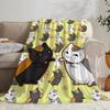 N-Natsumes B-Book Of F-Friends Throw Kid-Friendly Flannel Throw Blanket Soft Warm Anti-Static Washable All Season