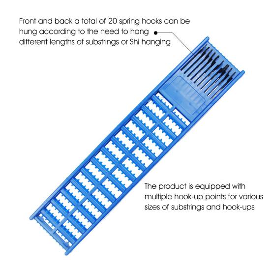 MUQZI Sports Accessory Quality Snelled Hook Holder Multifunctional Plastic High Strength