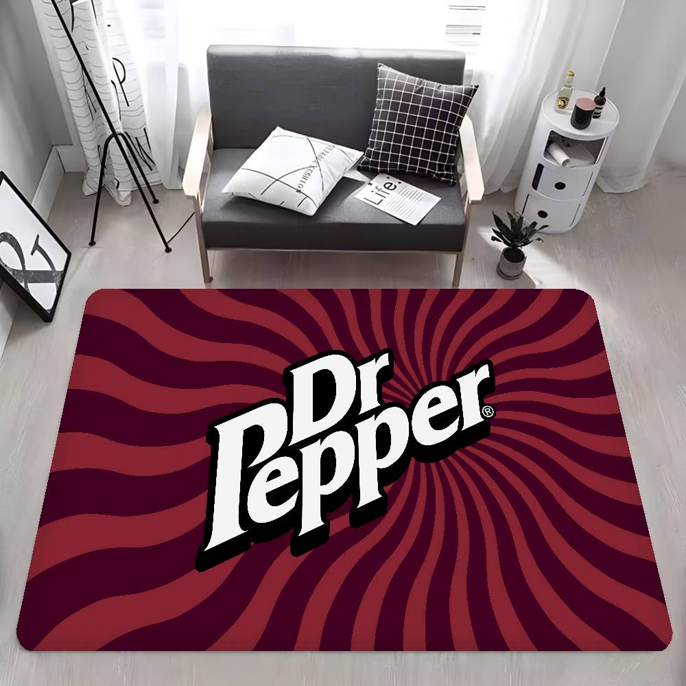 D-Dr Peppers Logo Door Mat Washable Non-Slip Living Room Sofa Chairs Area Mat Kitchen Bedside Area Rugs