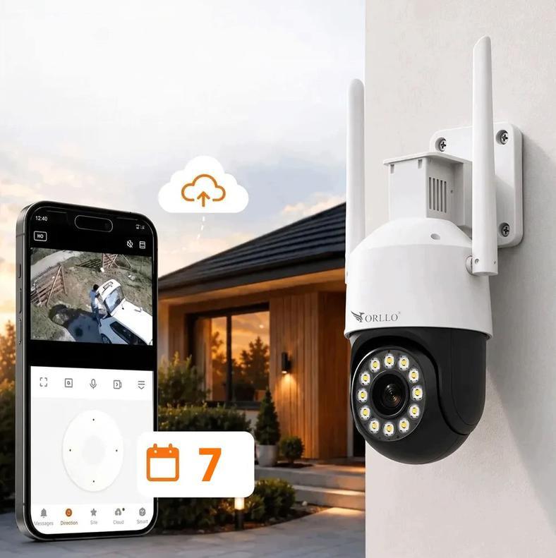 Orllo TZ11 PT 4K 8MP Outdoor PTZ IP Camera Wi-Fi 4G LTE Tuya