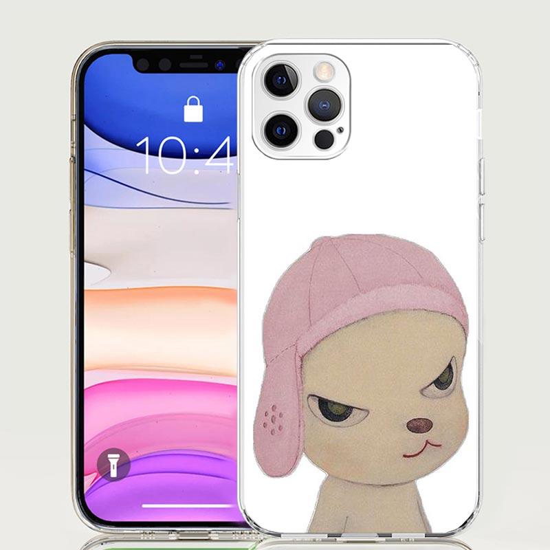 Y-Yoshitomo Nara Phone Case for Apple iPhone 17 Air 16 15 Plus 14 + 13 Mini 12 11 Pro Max 7 8 SE 16Max Soft Shell Cover Coque 17
