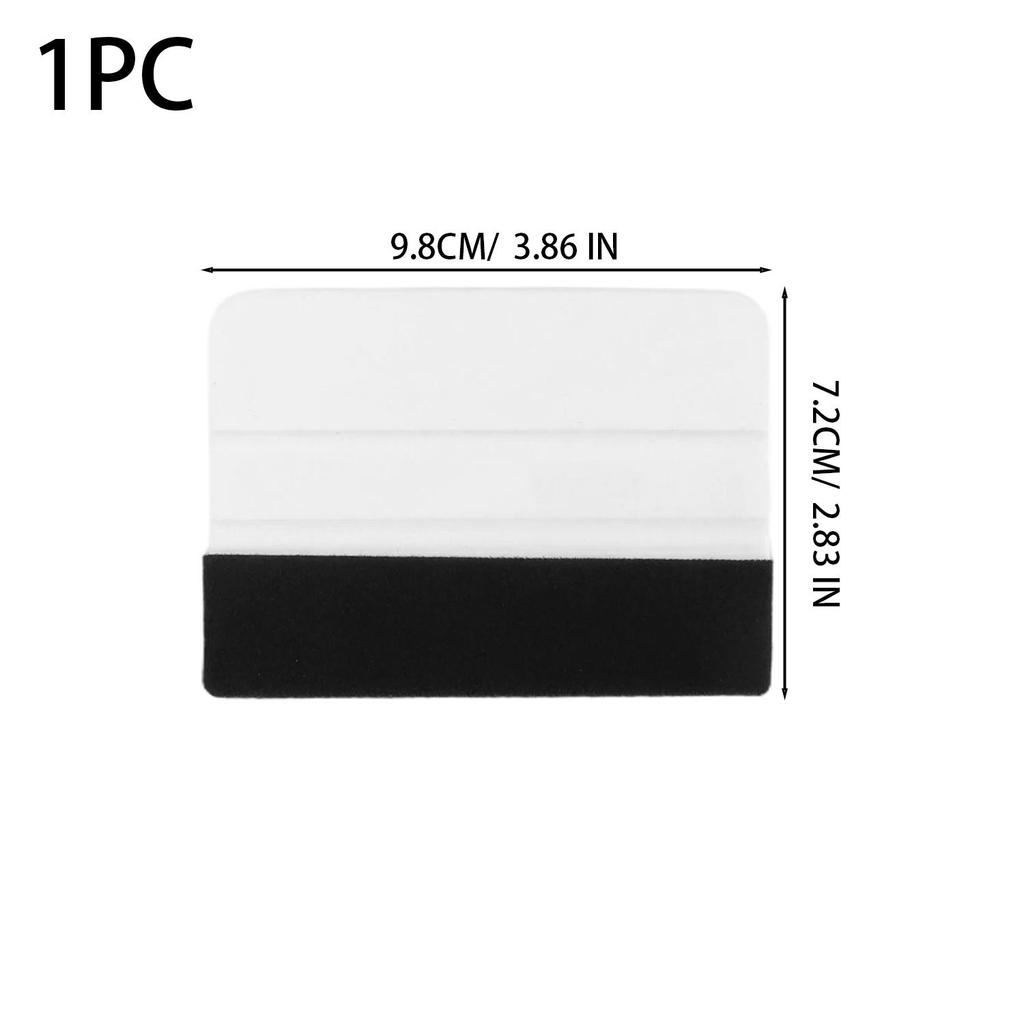 Window Tint Squeegee Felt Edge Wrap Squeegee Wallpaper Tool Decal Applicator Film Bubble Removal Vinyl Scraper Blade