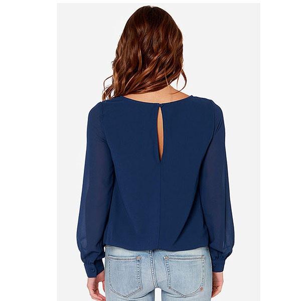 Premium Quality Women's Long Sleeve Cold Shoulder Fashion Loose Shirt Tops In Vibrant Colors