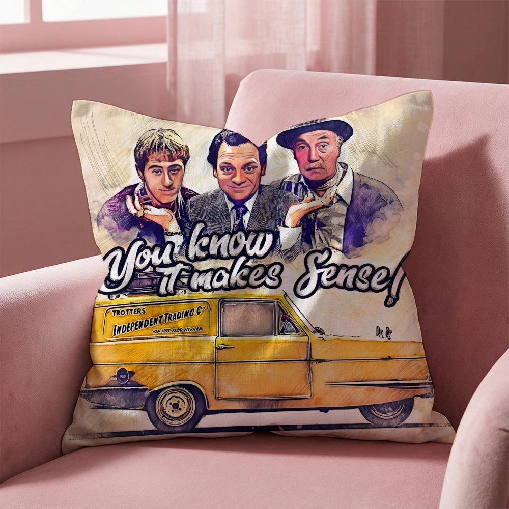 O-Only Fools And H-Horses Cushion Cover Multi-Scene Pillow Cover for Home & Car - Reversible, Soft & Durable for Daily Use