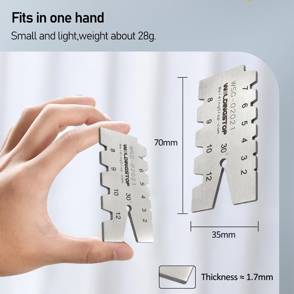 TR30 Degree Screw Thread Gauge Gage Measuring Tool Grinding Stainless Steel Welding Feeler Gage