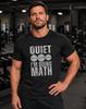 Unisexs Gym Workout Tshirt Funny Weightlifting Tshirt Quiet Math Weightlifting Gift Geeky Bodybuilding Training Top