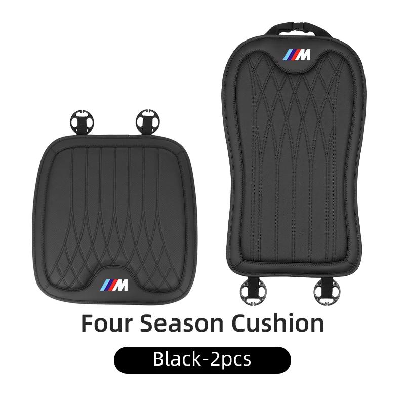 Car Sticker 2025 Hot Luxury Pu Leather Car Seat Cover Seat Back Anti Scratch Cushion Seat Cushion For BMW E46 E90 E60 F10 E39 F3